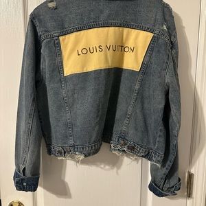 Upcycle Louis Vuitton Jean Jacket